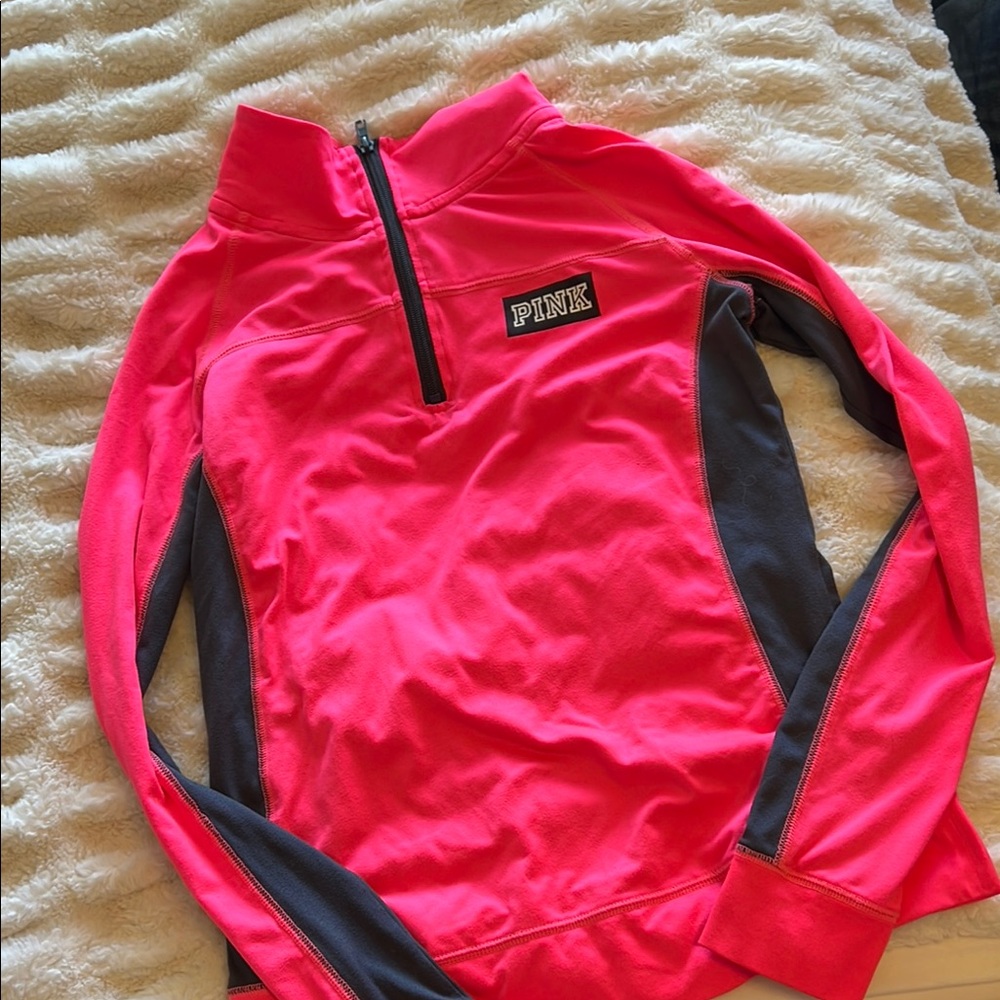 Victoria's Secret Pink Pullover with Black Trim